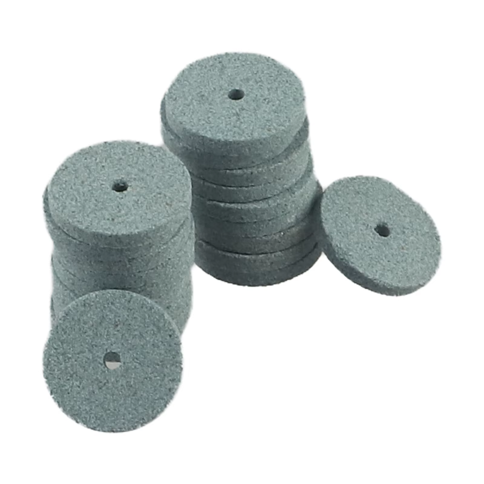 Lot de 20 tampons abrasifs de polissage de 20 mm pour mini perceuse meuleuse avec tige de 2