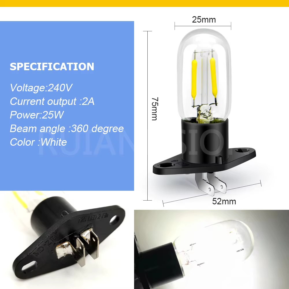 RUIANDSION – ampoule LED à 2 fils Z187