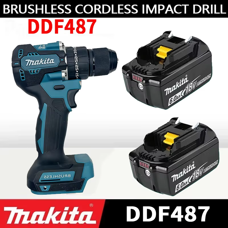 Perceuse à percussion sans fil Makita DDF487 10 mm