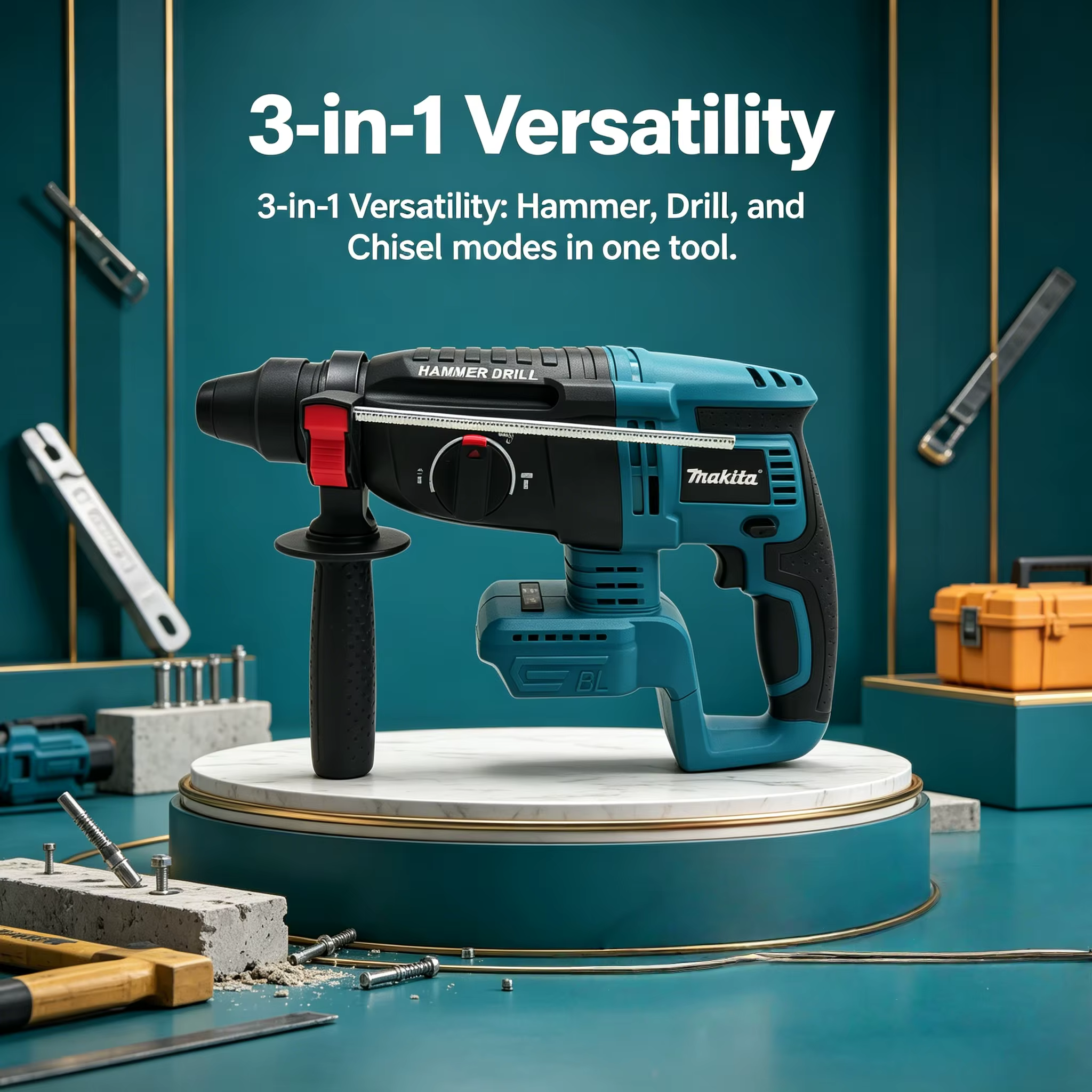 Makita Original 18V 26MM Perceuse à percussion sans balais