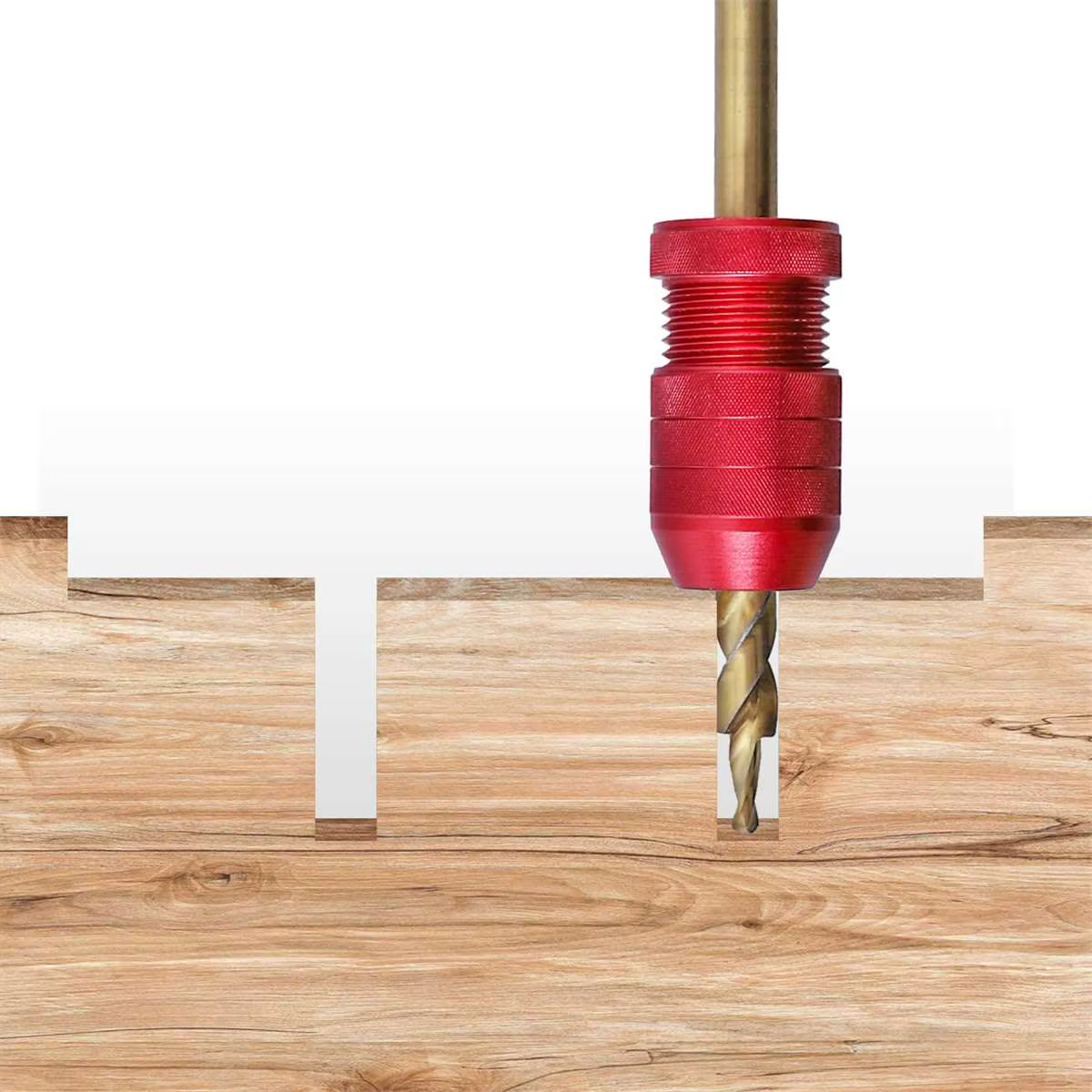 Jeu de butées de perceuse en aluminium
