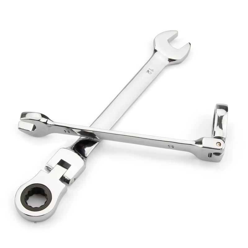 Clé à cliquet multifonctionnelle pour activités de 8 à 24 mm – Clé réglable à double usage flexible et réversible pour la réparation automobile