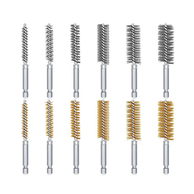 Kit de brosses métalliques en acier inoxydable