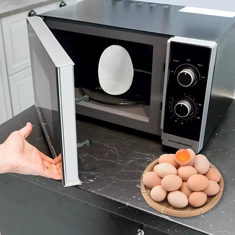 Machine à œufs à micro-ondes, chaudière à œufs, cuiseur à vapeur pour œufs durs et doux, Gadgets de cuisine pour faire bouillir les œufs, outil de cuisson des œufs