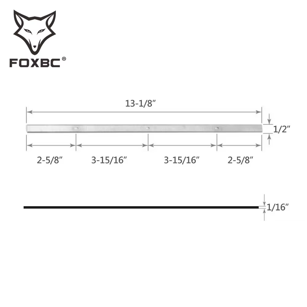 FOXBC 13 "332mm HSS couteau lame de raboteuse pour Metabo dh 330 INTERSKOL outil de travail du bois-ensemble de 2