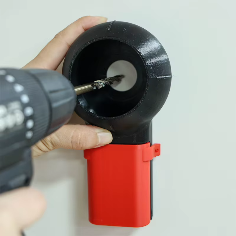 Boîte de collecte de poussière pour perceuse, imprimée en 3D, pour une perçage mural sans désordre, compatible avec la plupart des forets