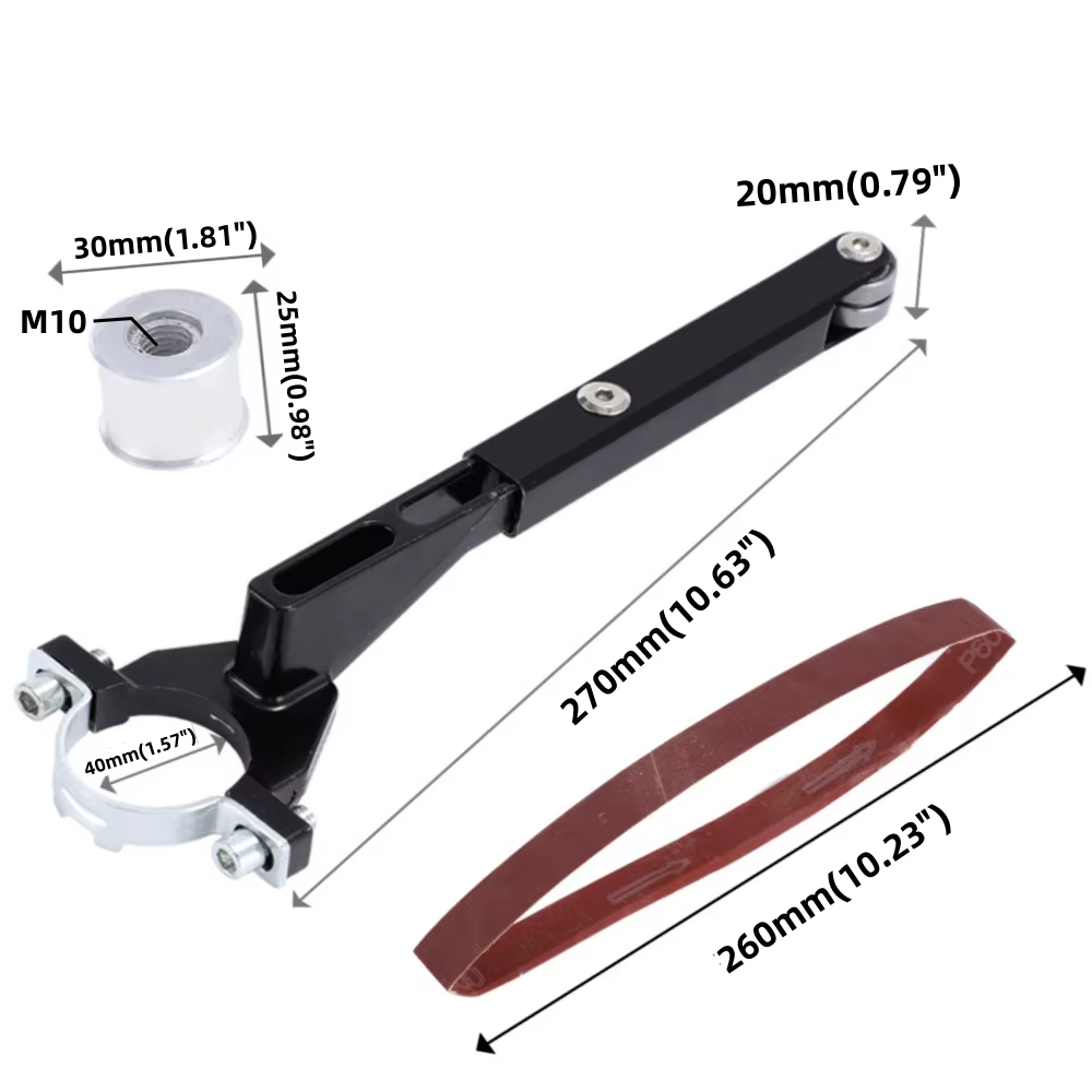 Kit d'adaptateur de bande abrasive
