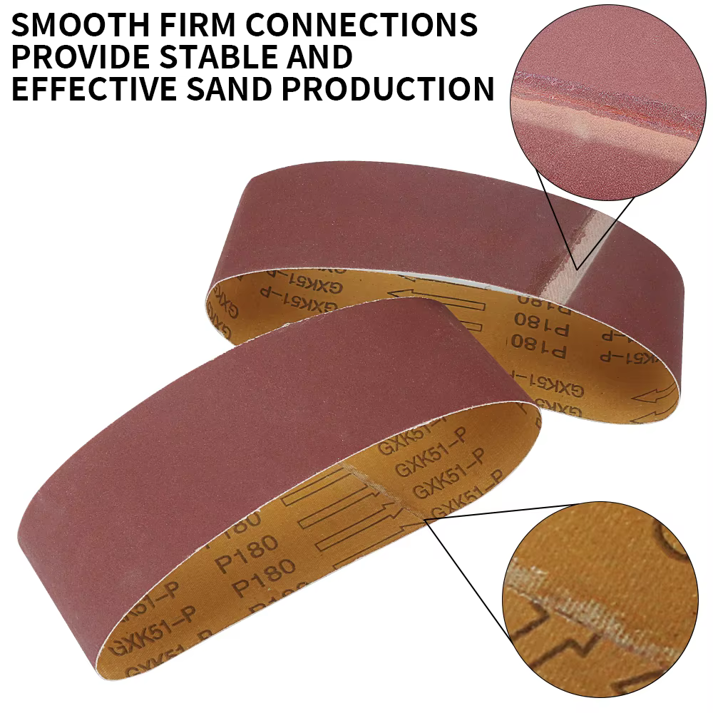 5 pièces 75x533mm bandes abrasives