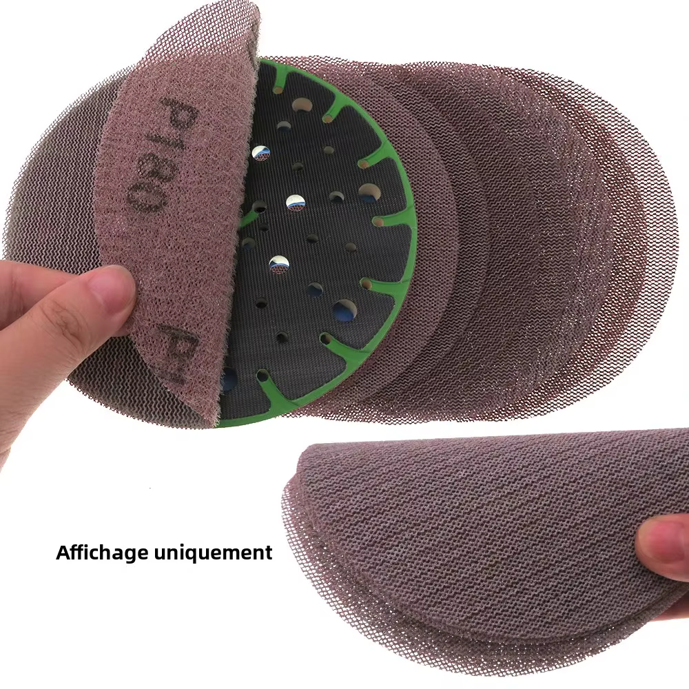 Disques de ponçage en filet Anti-poussière