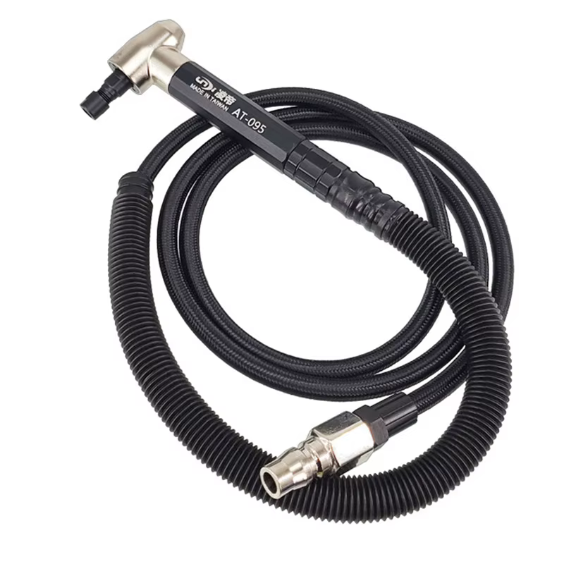 Lingdi-Stylo de meulage pneumatique à coude AT-095, résistant à l'air, 3mm, 90