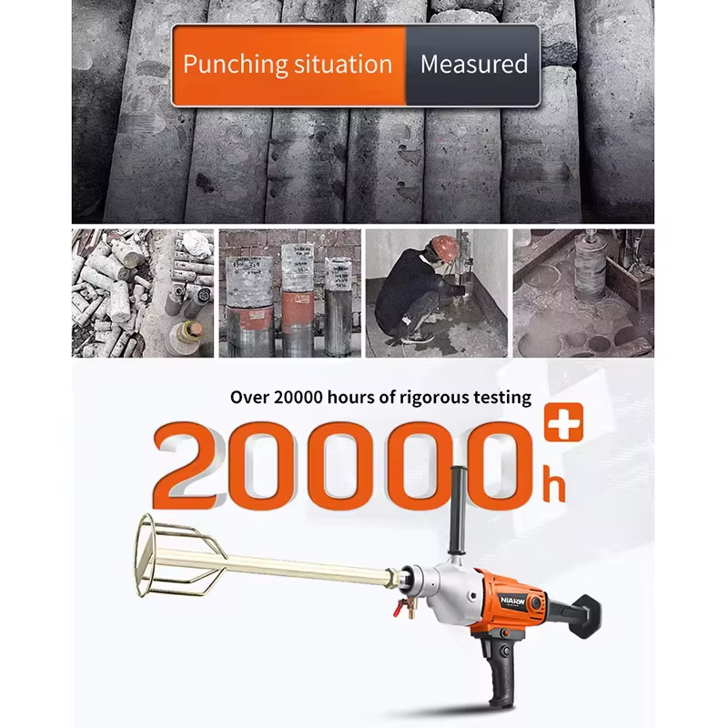 Carotteuse diamantée électrique, 4300W, 2980W, support de perceuse à béton, proposition de couple d'ingénierie à sec