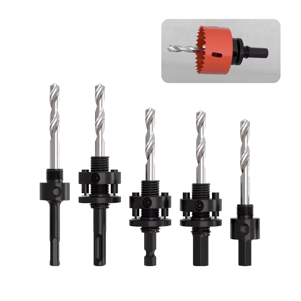 Foret à bois A2/A4, adaptateur SDS Plus et hexagonal pour scie cloche bimétallique