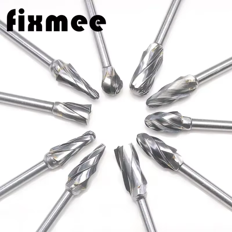 Lot de 10 fraises en carbure 3*6mm pour découpe aluminium
