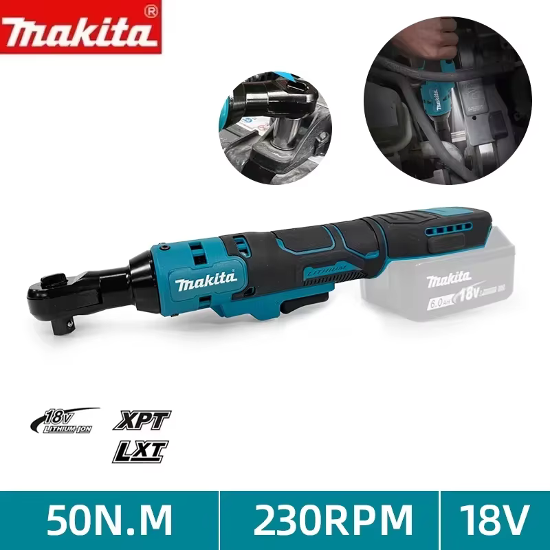 Makita 18V 10/13/15mm clé à cliquet sans brosse pilote sans fil multifonction clé électrique à vitesse Variable outils électriques