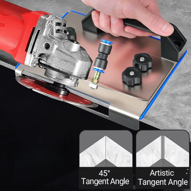 Support de meuleuse d'angle pour carrelage 45 ° Coupe de chanfrein