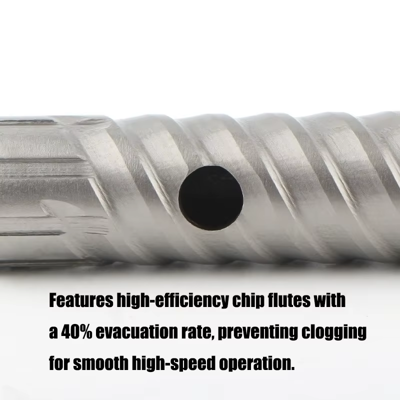Foret pour béton armé SDS-Plus à tête de lame en alliage dur taille 10-40mm
