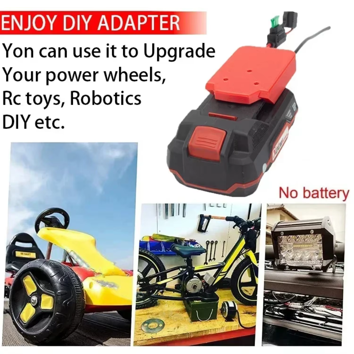 Adaptateur DIY pour batterie Li-Ion Lidl Parkside X20V
