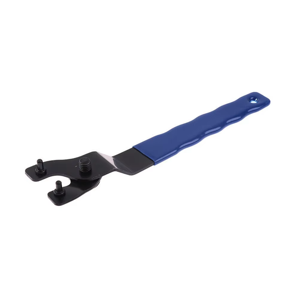 Clé à broche puissante pour meuleuse d'angle à angle réglable