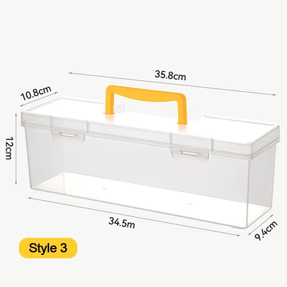 Boîte à outils oller transparente portable