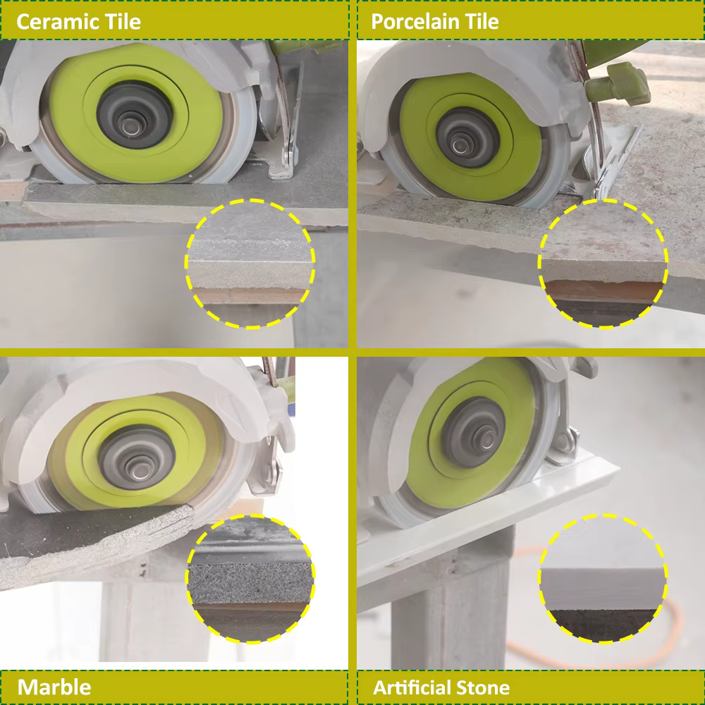 SANLEETEK Lame de scie diamantée pour carrelage 200 mm