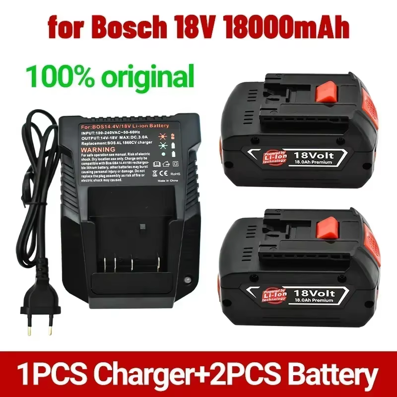 Batterie 18V 18.0Ah pour perceuse électrique Bosch