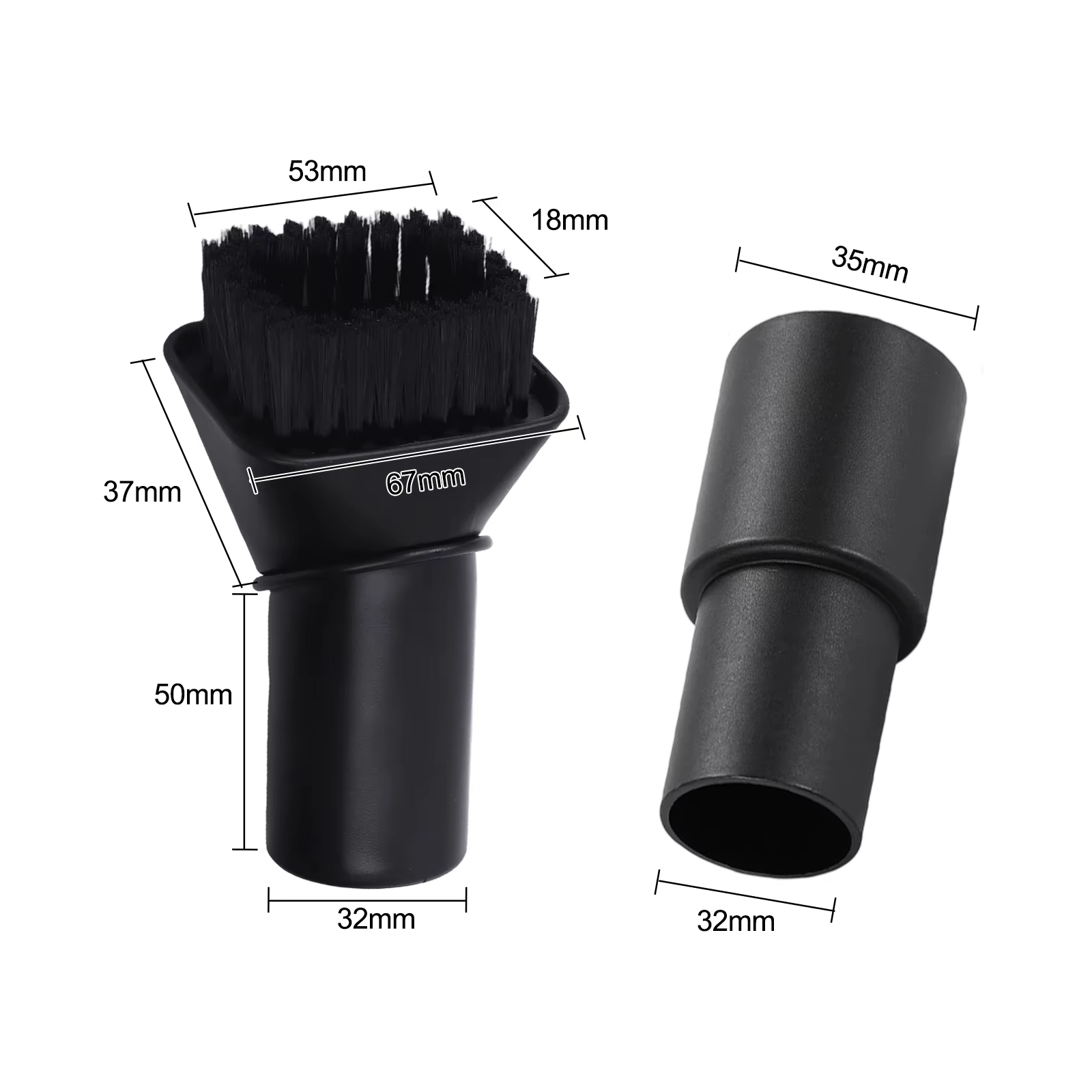 Brosse d'aspiration avec poils durs et doux pour aspirateur polyvalent Karcher WD 2 WD 3 WD 4 WD 5 pour 2.863 – 221.0