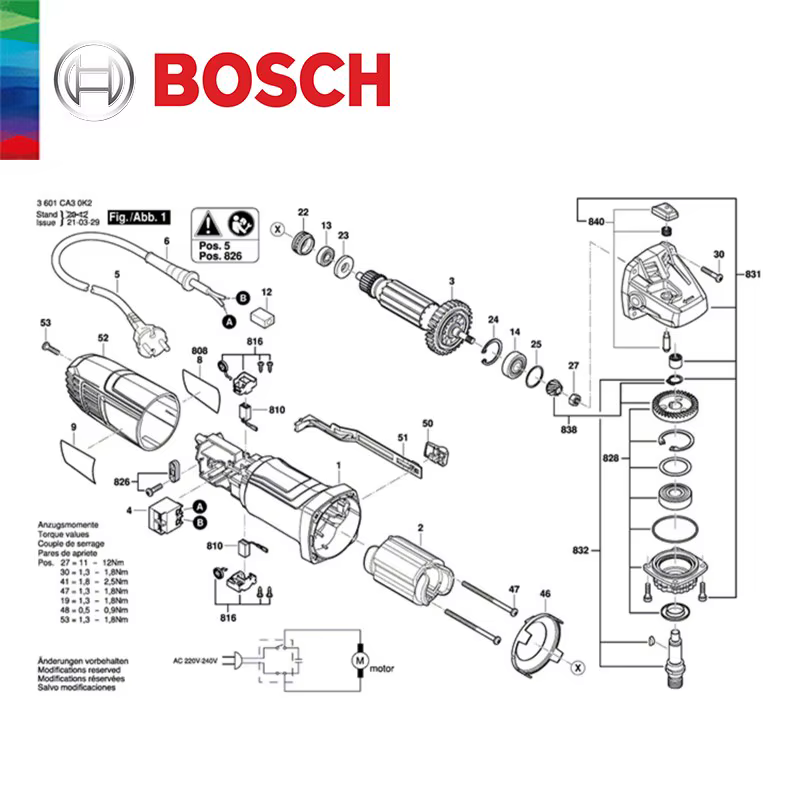 Bosch – meuleuse d'angle électrique GWS 700