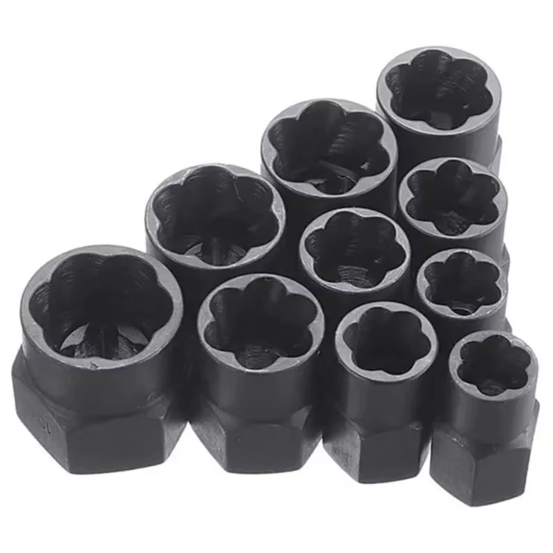 Kit d'outils pour enlever les vis avec mallette de rangement rigide