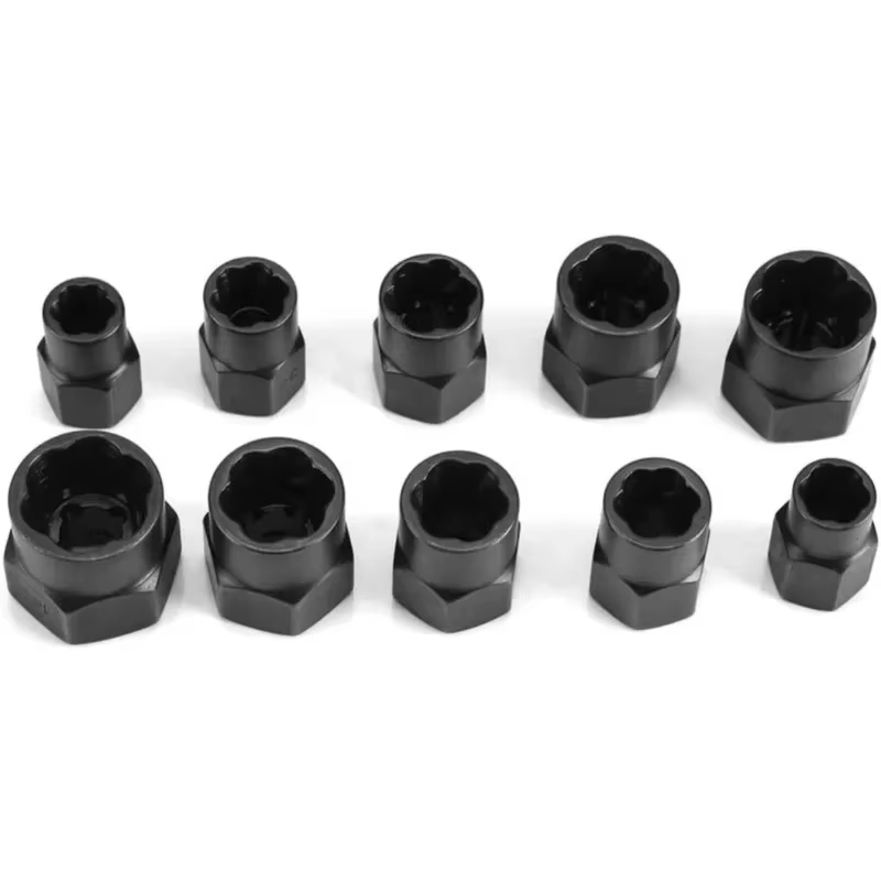Kit d'outils pour enlever les vis avec mallette de rangement rigide