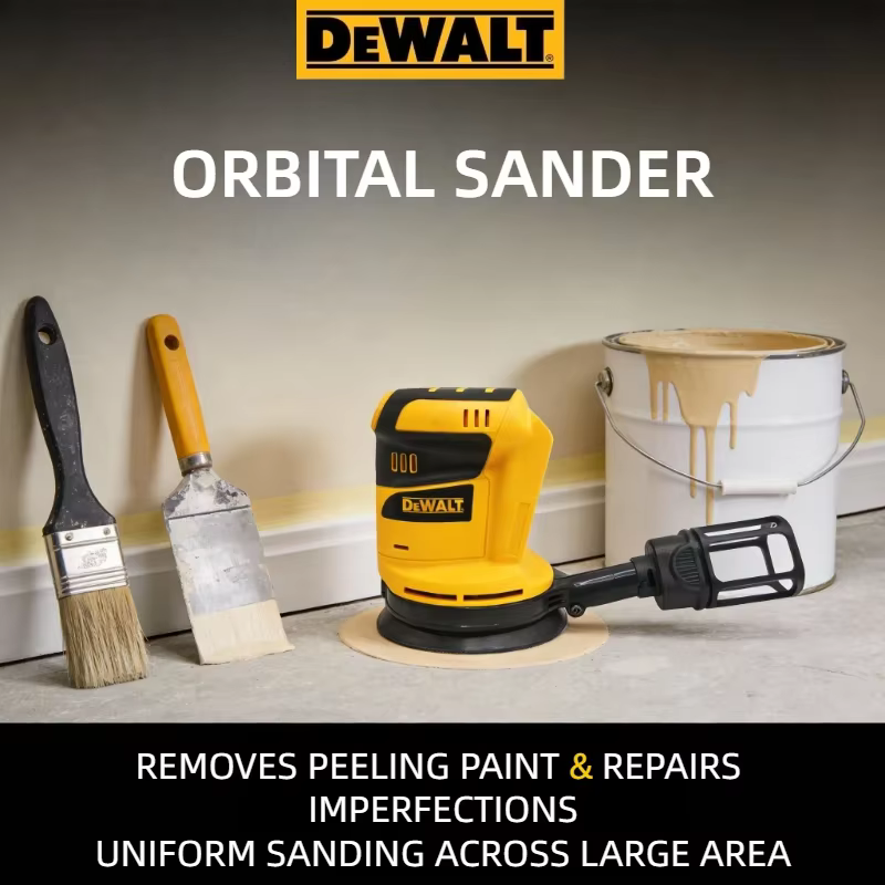 Ponceuse orbitale sans fil Dewalt 110000RPM : Outil multifonctionnel de meulage et de polissage (compatible avec les batteries 20V)