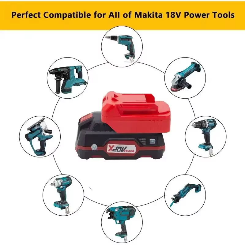 Adaptateur de batterie Makita 18V/Parkside pour convertisseur d'outils Makita/Lidl PARKSIDE X20 (outils