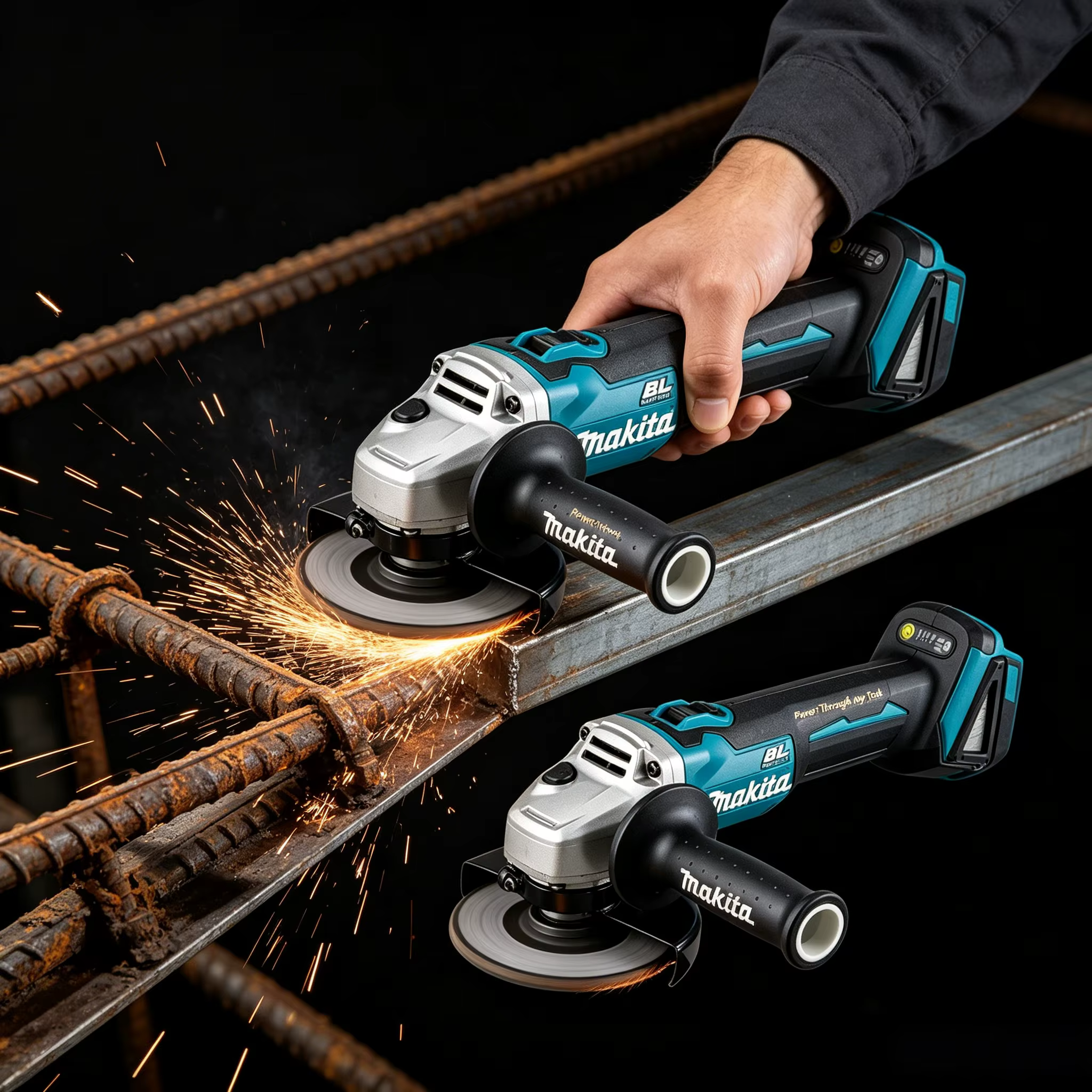 Meuleuse d'angle sans fil Makita DGA404 18V sans balais | Ponceuse électrique (outil sans batterie)