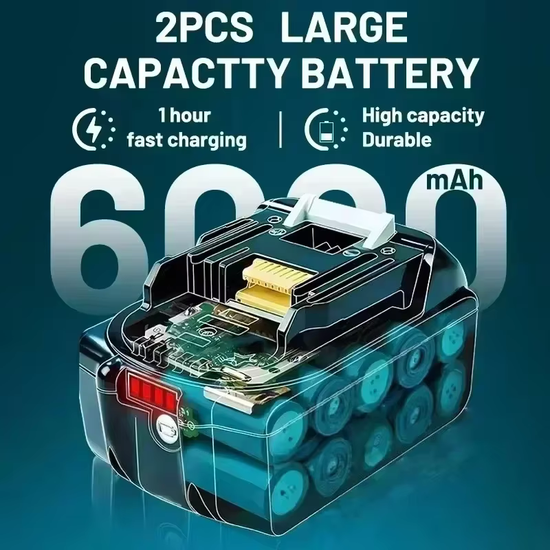Pour makita 18V 8Ah batterie d'origine BL1830 BL1860 BL1850B