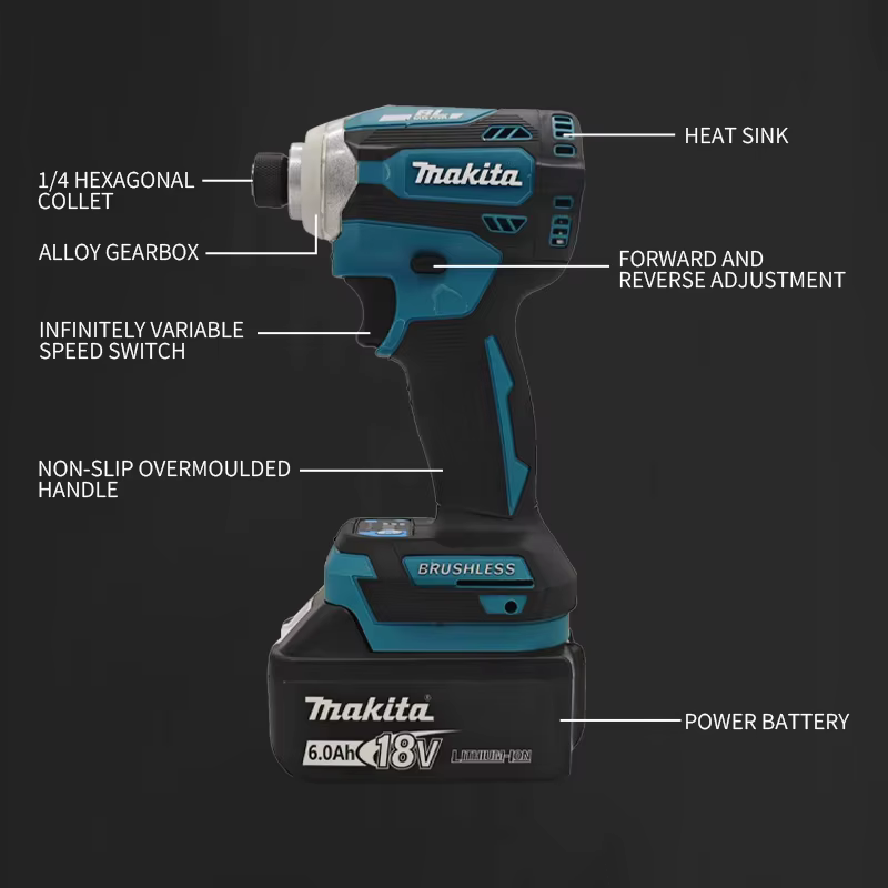 Perceuse-visseuse électrique sans fil Makita DTD171