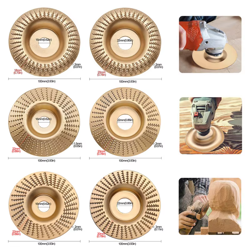 Disque de polissage rond de 4 pouces pour meuleuse d'angle