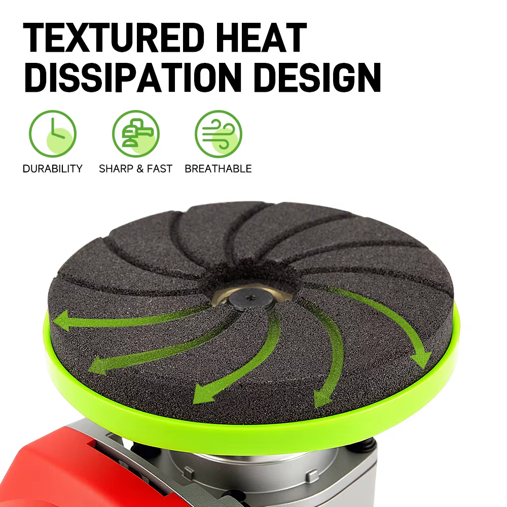 Disque de polissage et de finition pour carreaux céramiques LOZLIN 100 mm