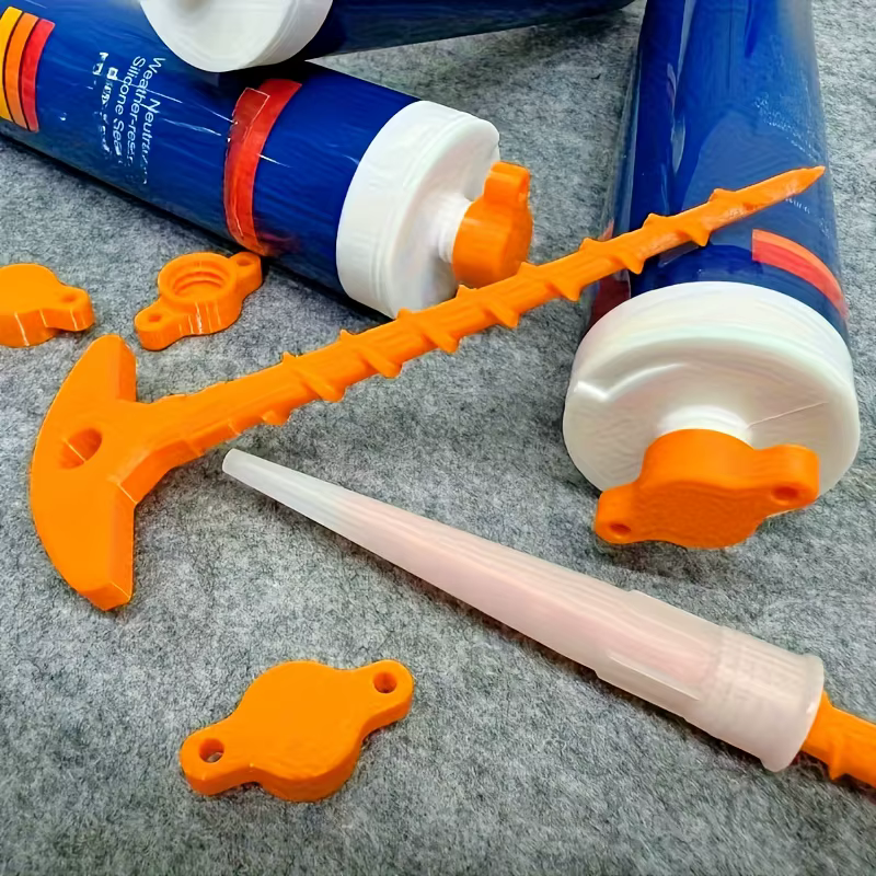 Bouchon d'étanchéité en Silicone et outil de retrait de buse de pistolet de joint