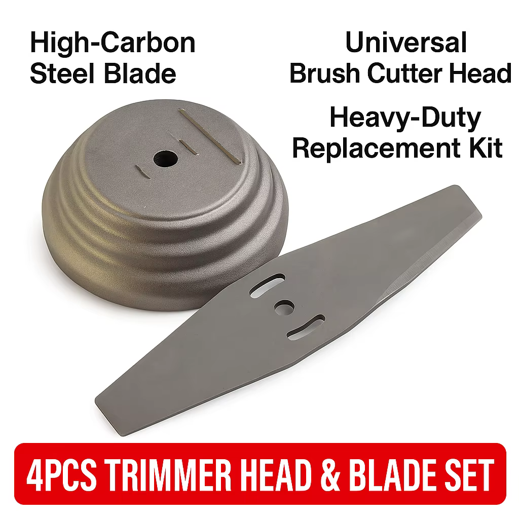 Lames de scie universelles et durables en métal, accessoire de couvercle en plastique pour coupe-herbe, tondeuses à gazon, Kit de vis pour outils électriques de jardin