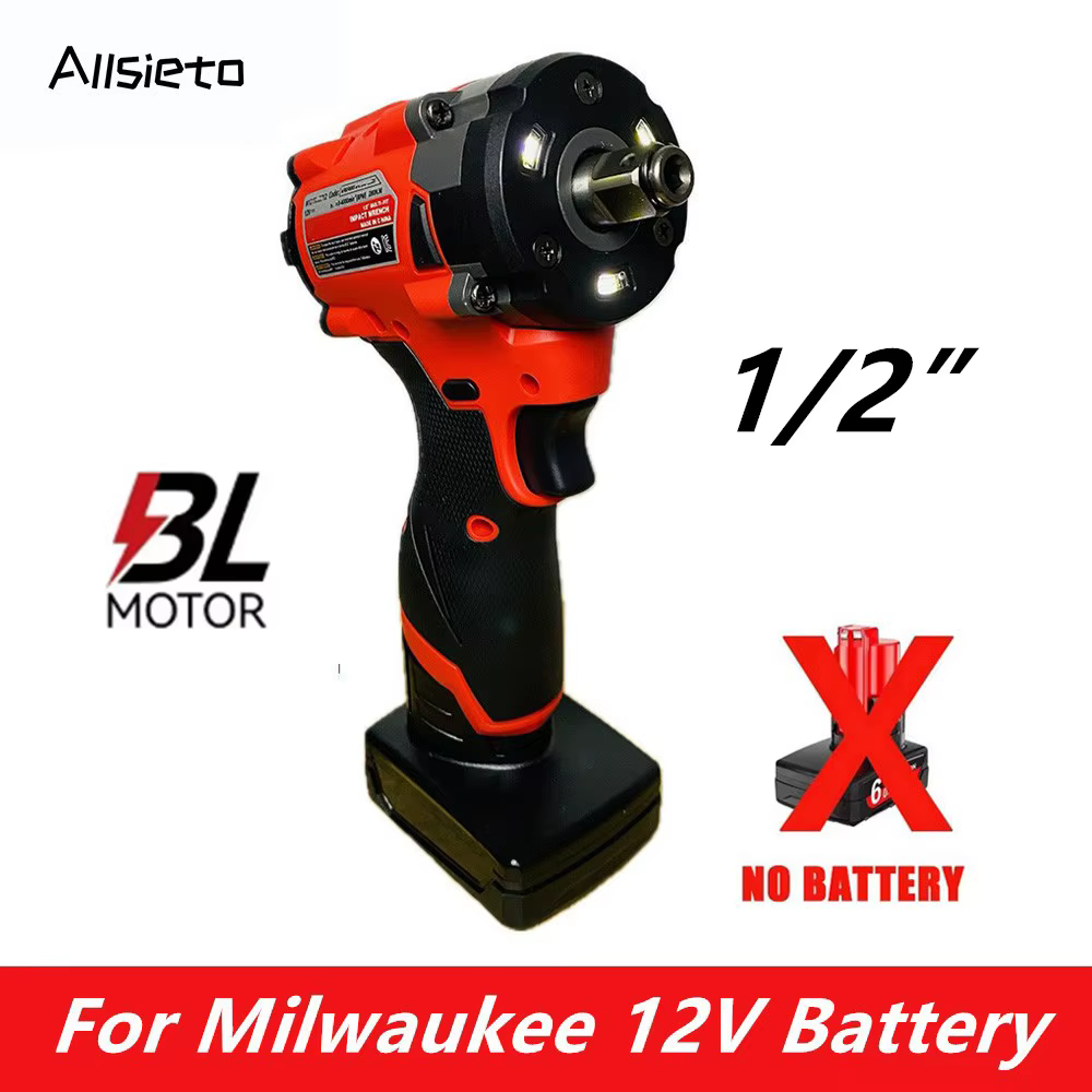 Clé électrique sans balais pour batterie Milwaukee 12V
