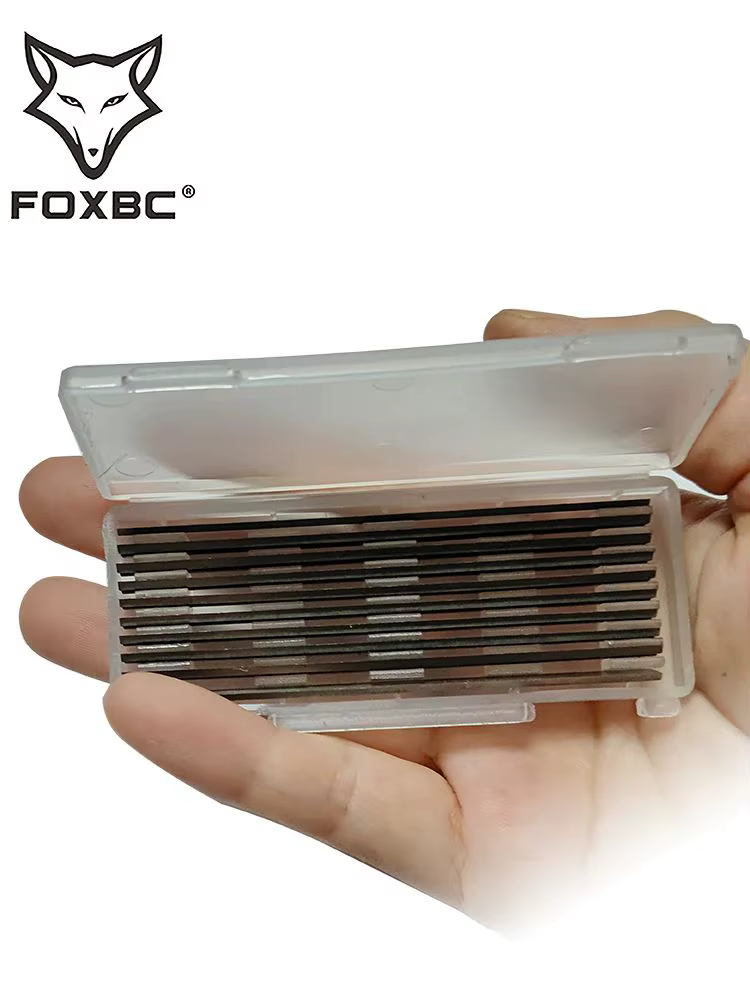 FOXBC 82mm HSS lames de raboteuse couteaux pour Bosch DeWalt Metabo Makita tendance et Elu outils électriques pour le travail du bois accessoire 3-1/4 "10 pièces
