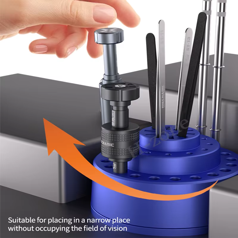 MÉCANIQUE R38 360 ° Support de rangement pour outils de réparation multifonctionnel rotatif