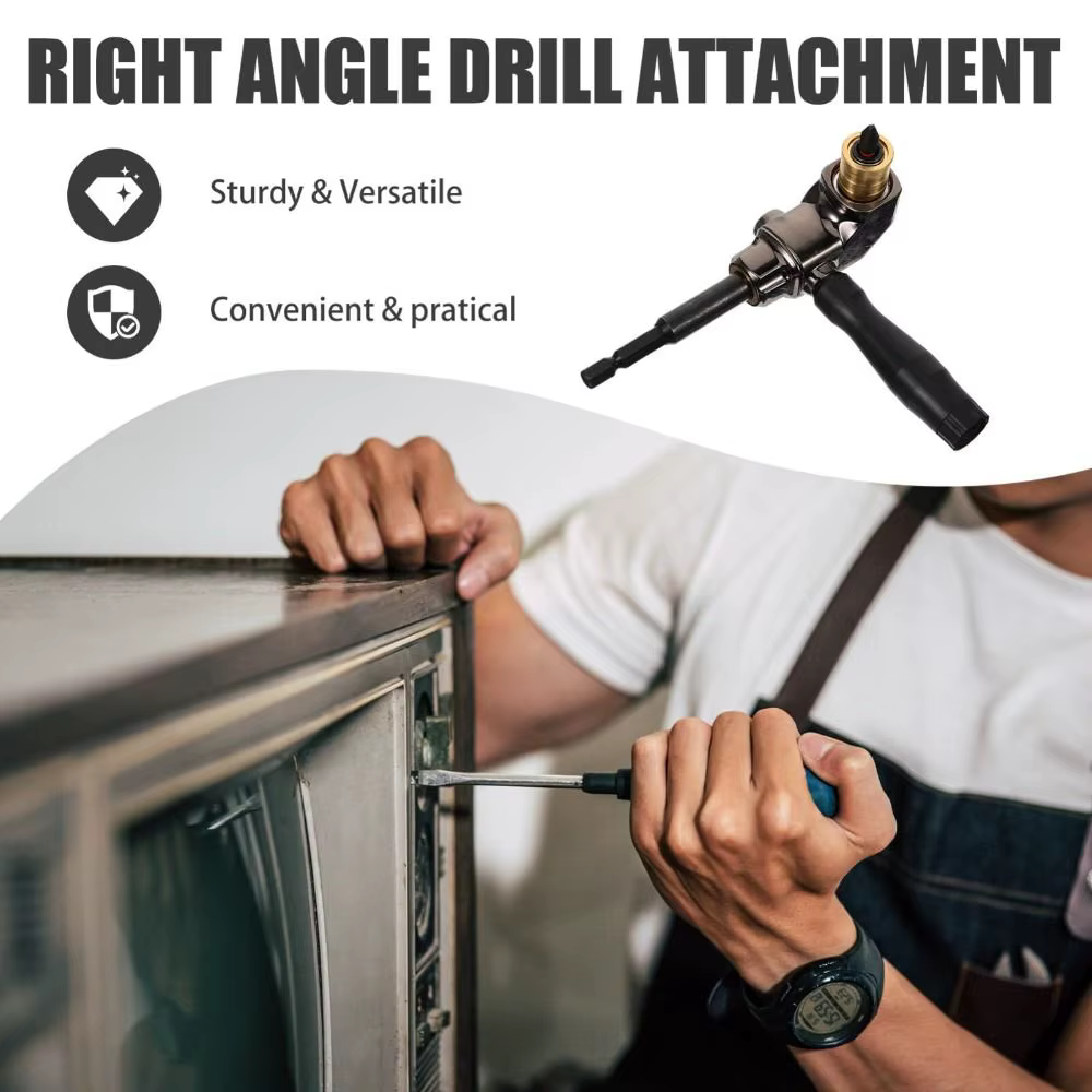 Dispositif d'angle pour perceuse électrique à rotation de 90 degrés