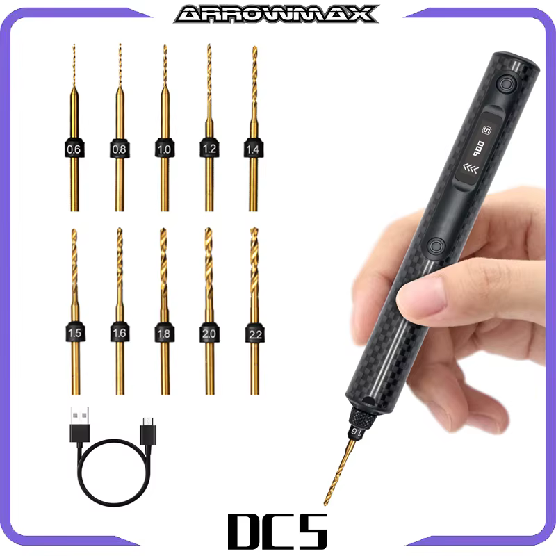 ARROWMAX DC5 Mini perceuse électrique corps en Fiber de carbone