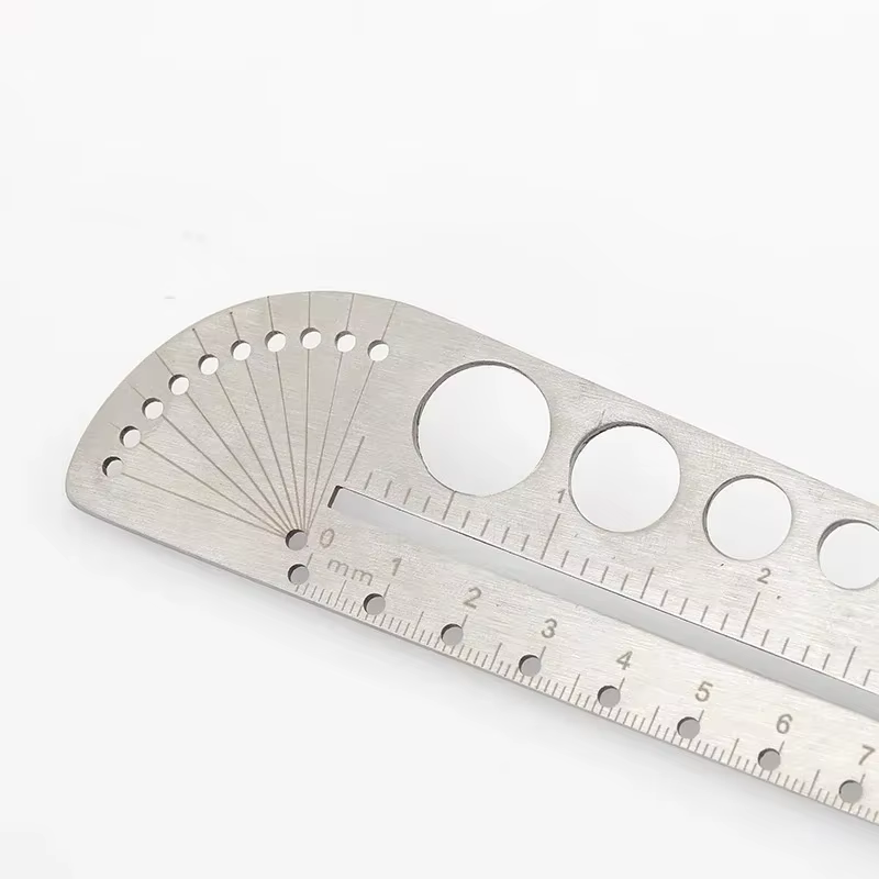 Règle d'angle multifonctionnelle en acier inoxydable