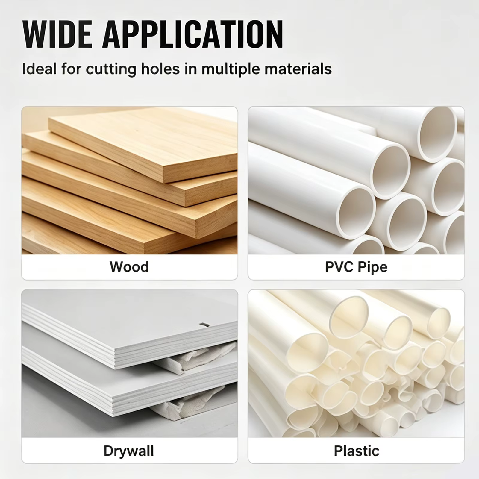 【Nouveauté 2026】 Kit de 13 scies cloches en acier au carbone de qualité supérieure