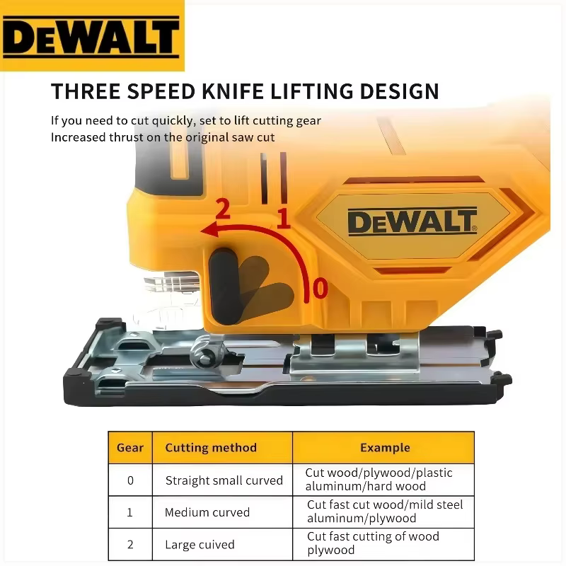 Scie sauteuse sans fil Dewalt 3000 tr/min