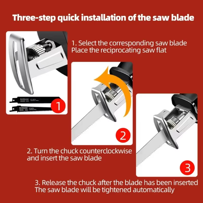 Scie alternative sans fil pour batterie Dewalt 18V 20V
