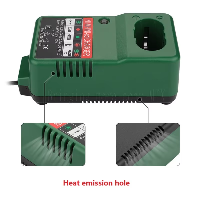 Chargeur de batterie de remplacement pour perceuse sans fil Hitachi EB1214S 12V EB1220BL EB1212S EB1222HL Ni-Cd/Ni-Mh