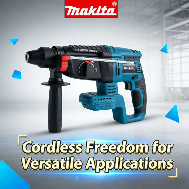 Makita Perceuse à percussion sans fil 18V (26MM) - Outil électrique sans fil à batterie lithium pour le perçage (machine uniquement)