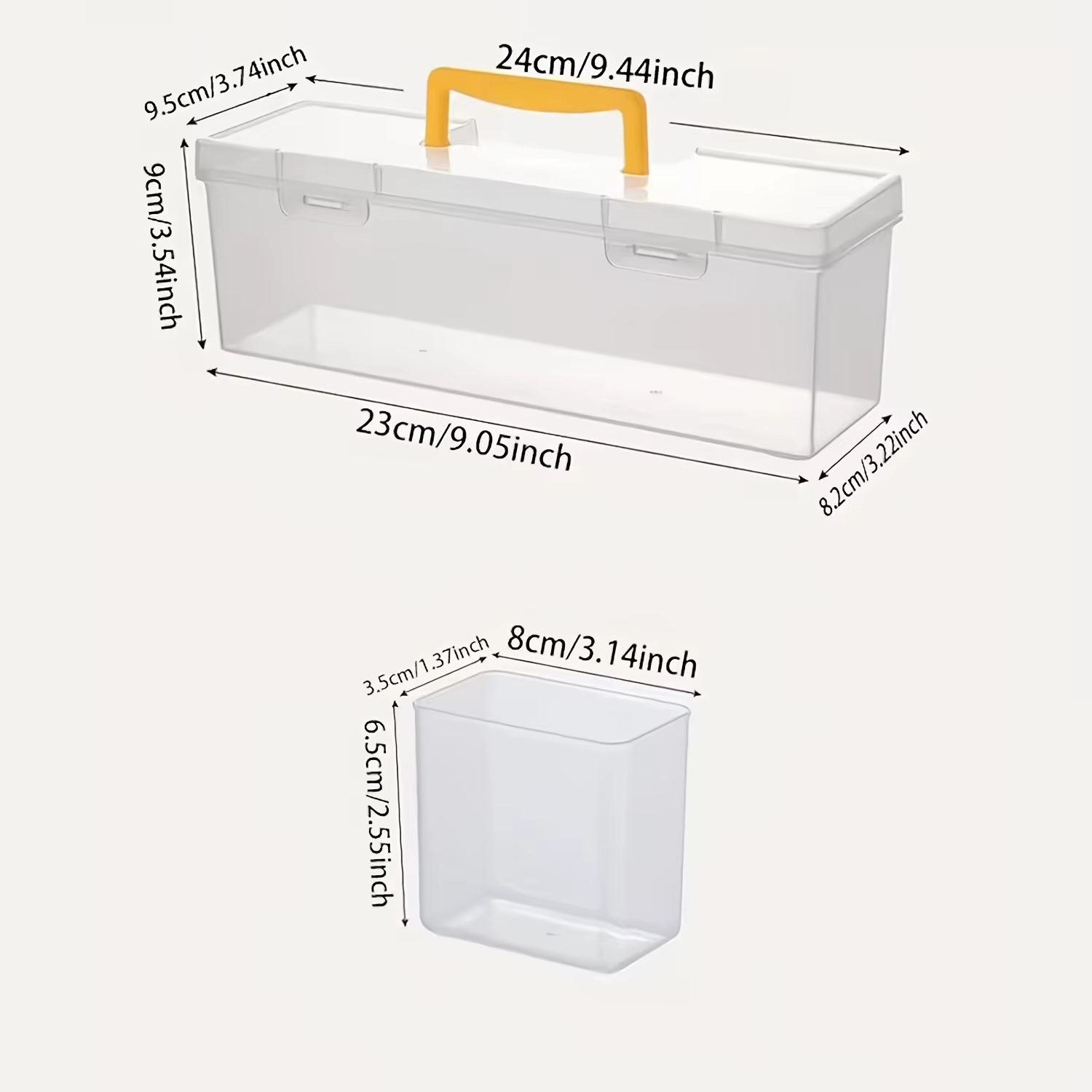 (6 petites boîtes + 1 grande boîte)